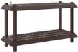 vidaXL Plankenunit - 2-laags - 100 x 40 x 55,5 cm - PP - Bruin