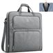Markenlos Bol Unisex 2-in-1 converteerbare kledingzak, canvas kledingtas, kostuumtas, draagtas met toilettas voor reizen, korte vakantie, zakenreizen, opslag, grijs, vintage