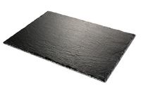 Tescoma GrandChef 428822 leisteen bord, 30 x 20 cm, zwart