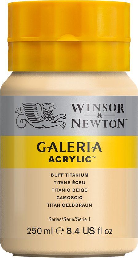 Winsor & Newton Galeria Acrylverf - Buff Titanium - 250ml