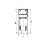 Riegler 100378-FA 05 M actieve koolfilter »multifix-mini«