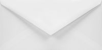 Netuno Gladde witte enveloppen DL - 110 x 220 mm - 100 stuks - 100 gram