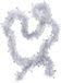 Merkloos / Sans marque Edco Eindhoven Bv Kerstslinger - Folieslinger - Zilver - 8 cm x 2 m