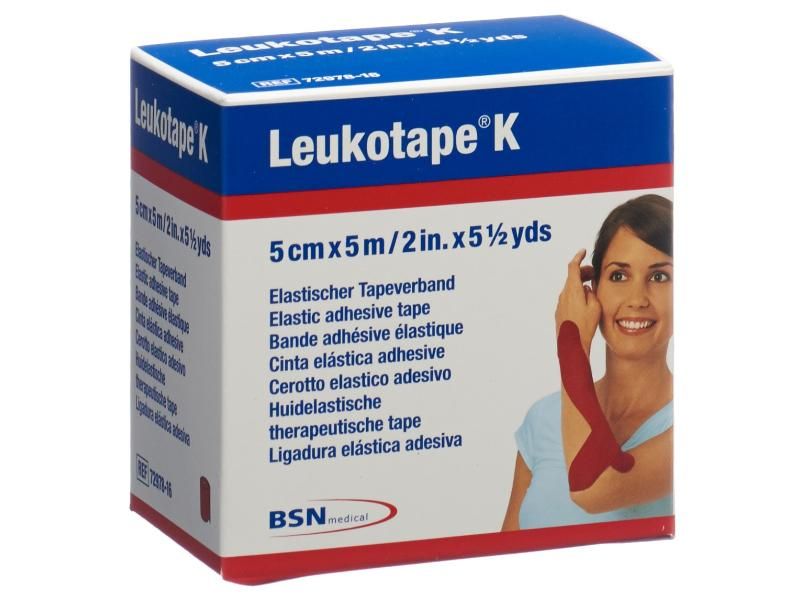 BSN medical pleisterverband - 5 x 500 cm - 1 stuk - Rood
