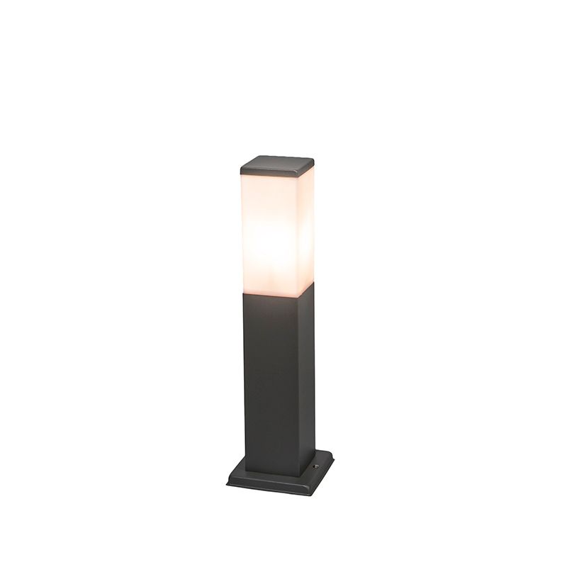 QAZQA Malios 45 - Terras en tuinpad verlichting - 1 Lichts - 8.5 cm - staal - 8718881034121