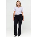 Fox Factor Plus Size flared jeans - zwart