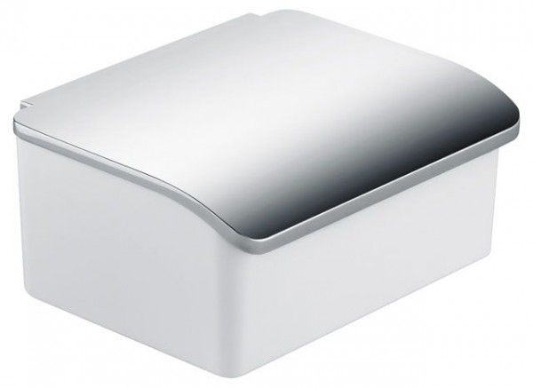 Keuco Elegance accessoire Box wipes met een schaal van porselein