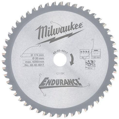 Milwaukee Cirkelzaagblad voor Metaal | Ø 174mm Asgat 20mm 50T - 48404017