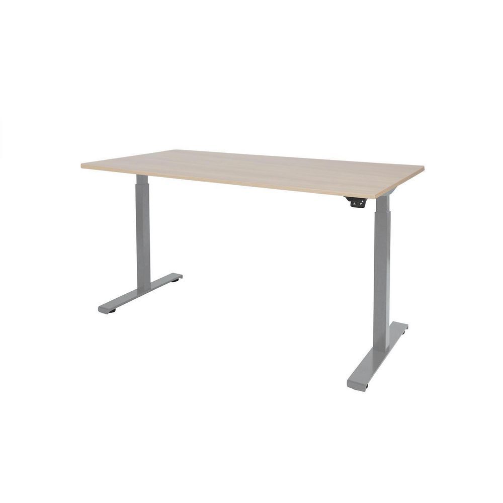 Prof Desk Bureau Electro II 180x80 cm Lindberg Eiken Aluminium