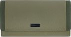 bugatti Ladies Long Wallet With Flap Green Kaki