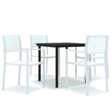 vidaXL 5-delige tuinset, wit