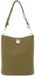Coccinelle Leren schoudertas Nikla Handbag Double Grainy Leather Seagrass / Sandshell kaki