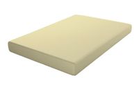 ECOMMERC3 Hoeslaken, extra zacht en comfortabel, voor bedden van 135 cm, geel, gemaakt in Spanje, verstelbaar, gemakkelijk te wassen en duurzaam