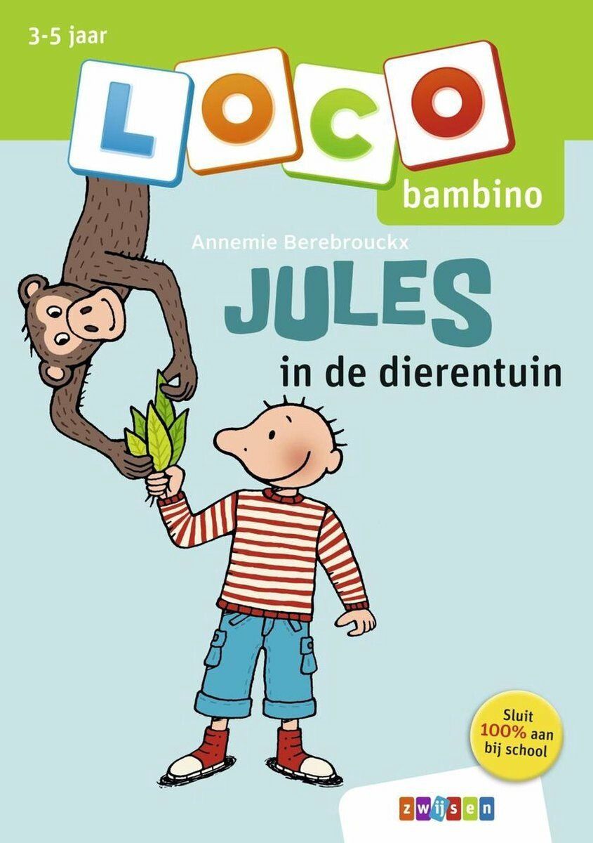 Loco bambino - Jules in de dierentuin - Educatief spel - 9789048743179