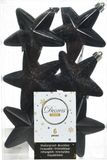 Decoris kersthangers - 6 stuks - 7.5cm - kunststof - mix