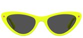 Chiara Ferragni Cf 7006/s Lunettes de soleil femme jaune œil de chat gris 53mm