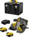 STANLEY FatMax V20 STANLEY FatMax Handcirkelzaag SFMCS500M2T (2 x 4,0 Ah accu's + oplader + TSTAK VI opbergbox)