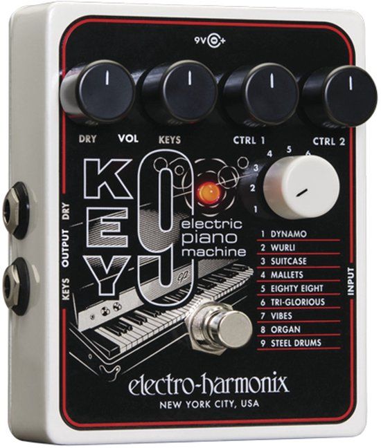 Electro Harmonix KEY9 Electric Piano Machine effectpedaal