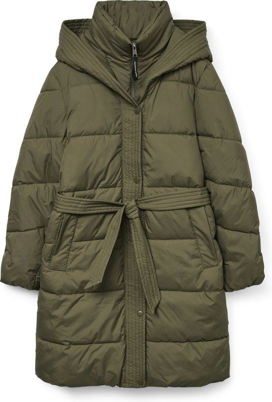 VERO MODA VMDAISY COAT BOO Women's Quilted Jacket - Grape Leaf - Size L