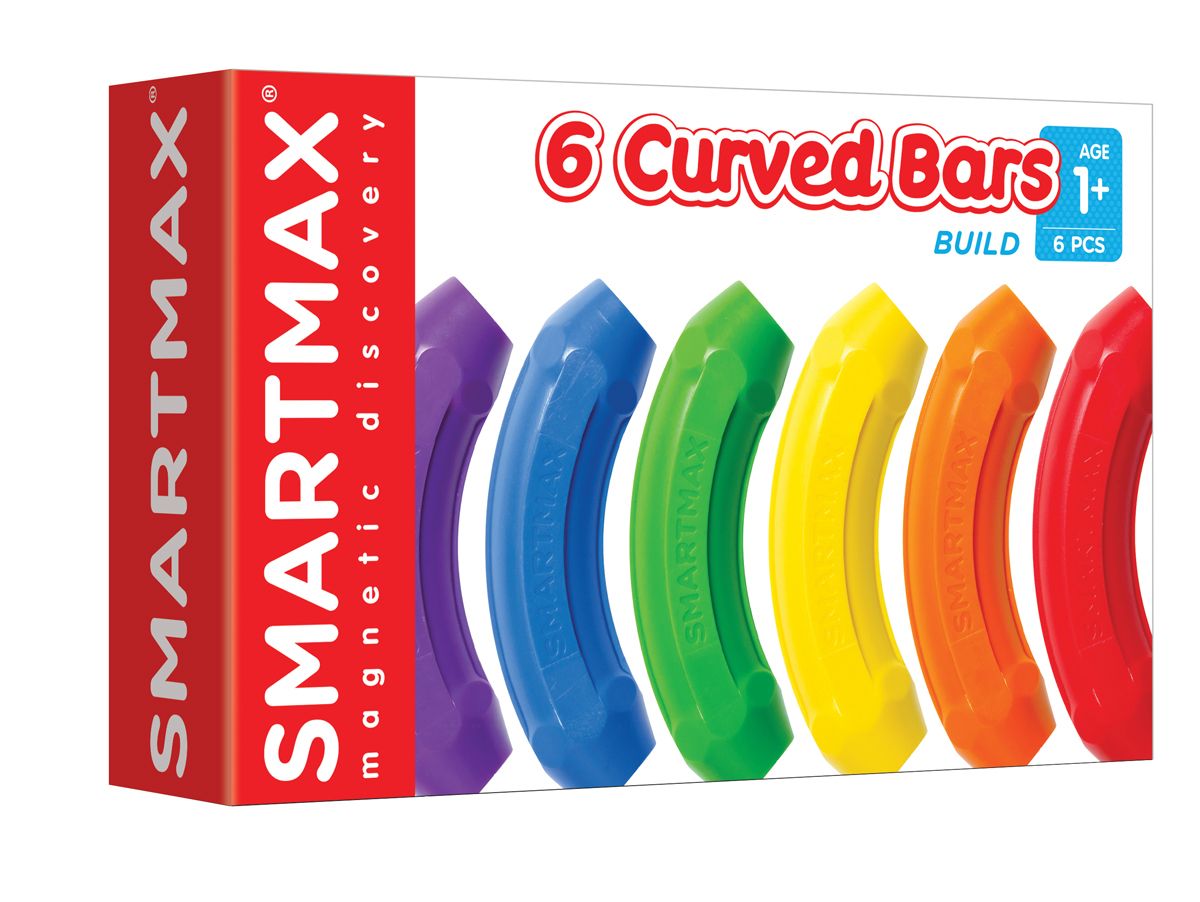 SmartMax XT set - 6 curved bars - Bouwspeelgoed - Meerkleurig