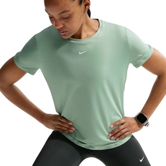 Nike sportshirt Dames - Groen/Wit - Maat M