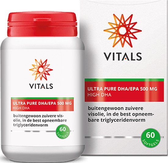 Vitals - Ultra Pure DHA/EPA 500 mg - 60 Softgels