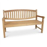 BUITEN living Natural Teak Lille 3-zits tuinbank