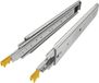 SOTECH 1 Paire (2) Glissières de tiroir entièrement extensibles KV2-200-H76-L1300-LC Longueur 1320,8 mm Capacité de charge 200 kg galvanisé
