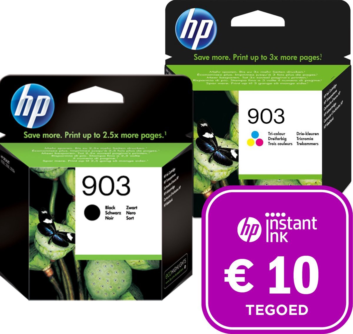 HP 903 Inktcartridge Kleur + Zwart
