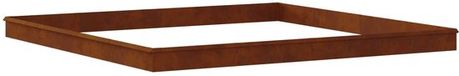 vidaXL Hekken tegen slakken - 20 stuks - 100 x 3,5 x 25 cm - Staal voor alle weersomstandigheden - Roestig