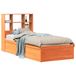 vidaXL Bedframe Massief Grenenhout Wasbruin 160x200 cm