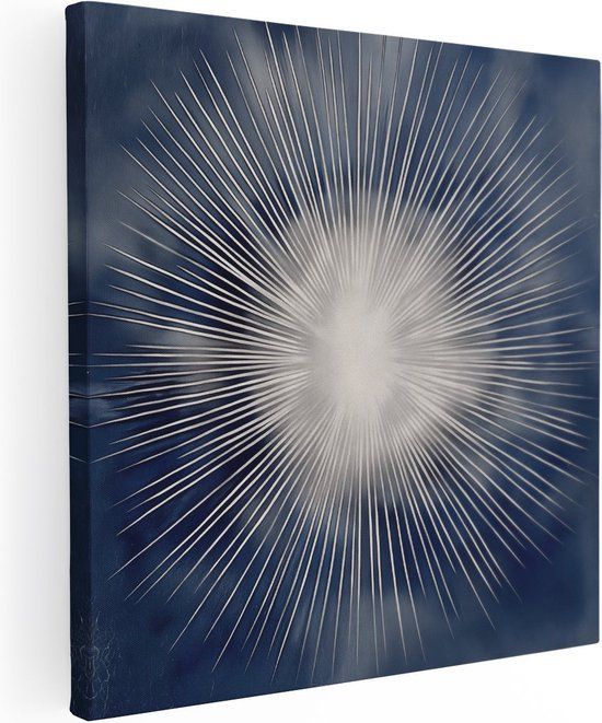 Artaza Canvas Schilderij Witte Zonnestraal 40x40 - Canvas Print