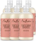 Shea Moisture Coconut & Hibiscus Curl & Shine Shampoo - 6 x 384 ml