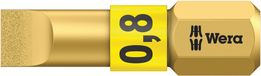 Wera 800/1 BDC Sleufschroeven Bits, 0.8 x 5.5 x 25 mm - 10 stuk(s)