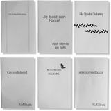 Cards & Crafts 6 Cartes de condoléances de luxe - Sincères condoléances - 12x17cm - Cartes pliées avec enveloppe
