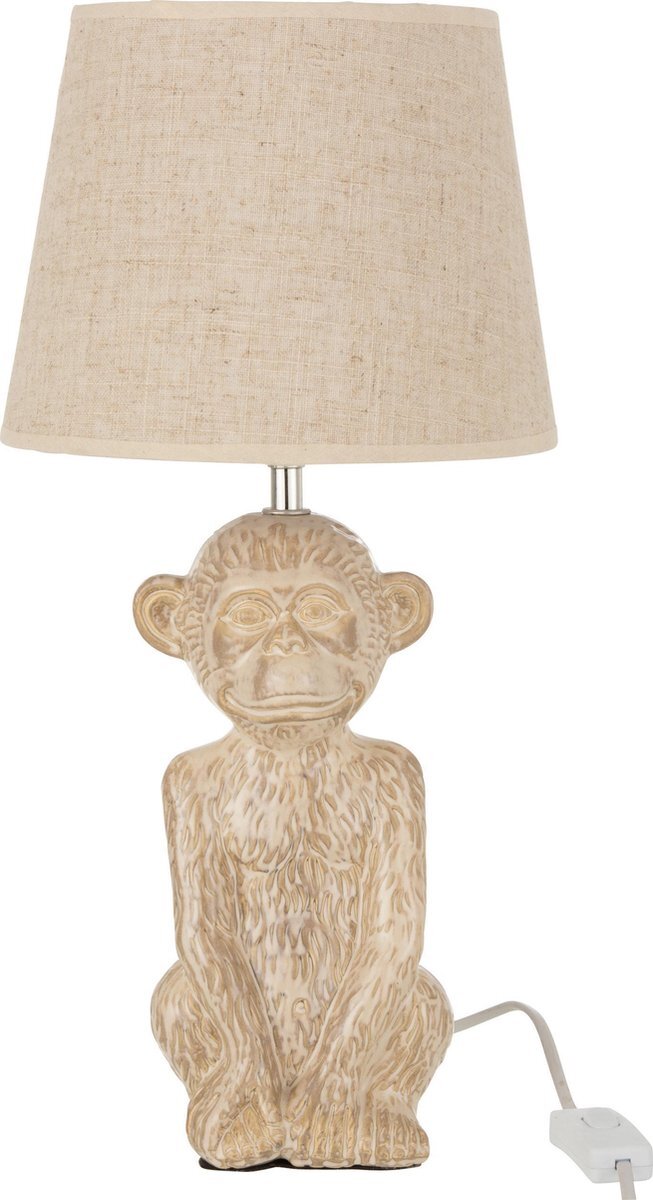 J-Line Lamp Aap Cem/Tex Beige/Beige