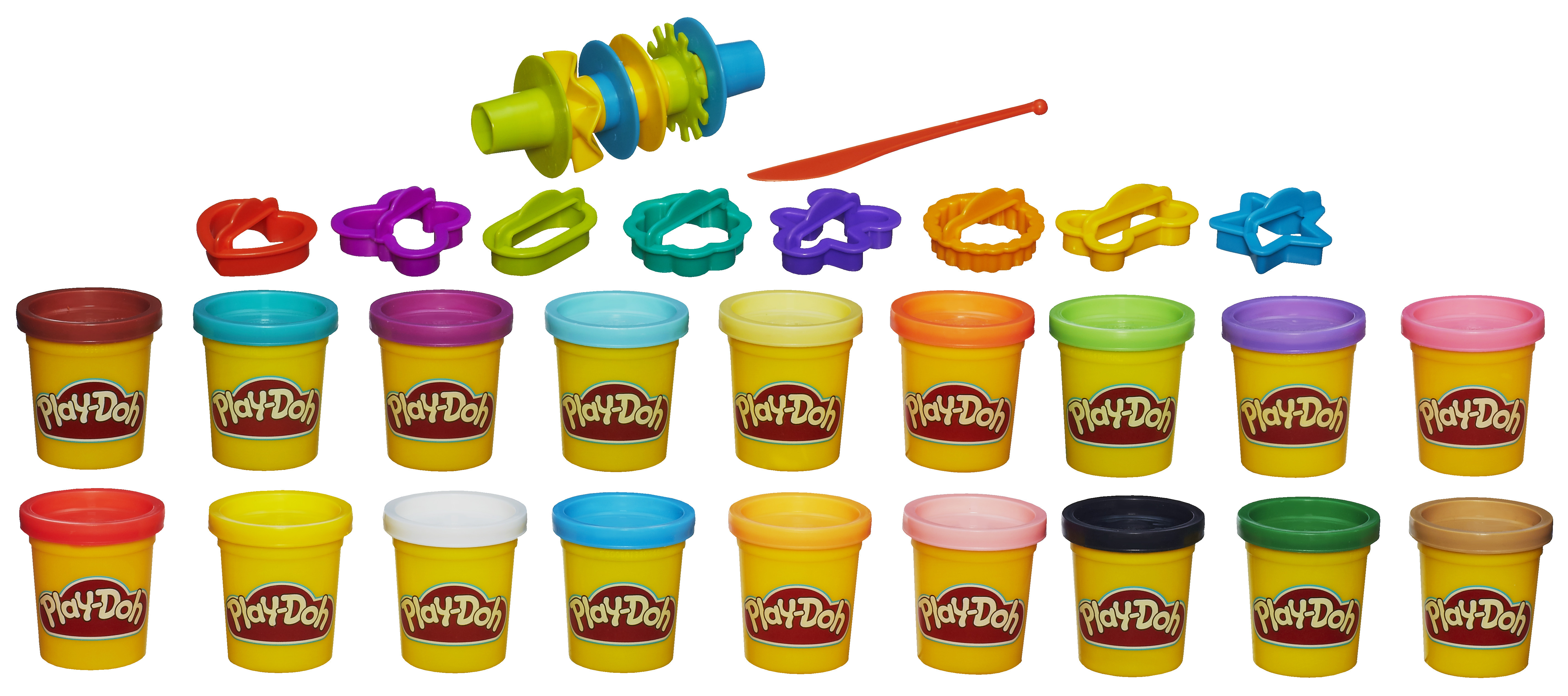 Play-Doh 18 Vasetti Color kit Forme