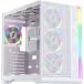 1stPlayer Boîtier Moyen Tour ATX VT7 RGB avec panneau vitré (Blanc)