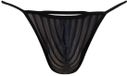 WOH HOM WOH heren microfiber G-string personal allure mesh zwart