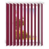 time4blinds Verticale lamellen 110x165 cm Bordeaux