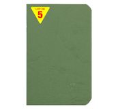 Clairefontaine 733163Cpack Collectie Age Bag Pak met 5 Geniete Schriften Groen