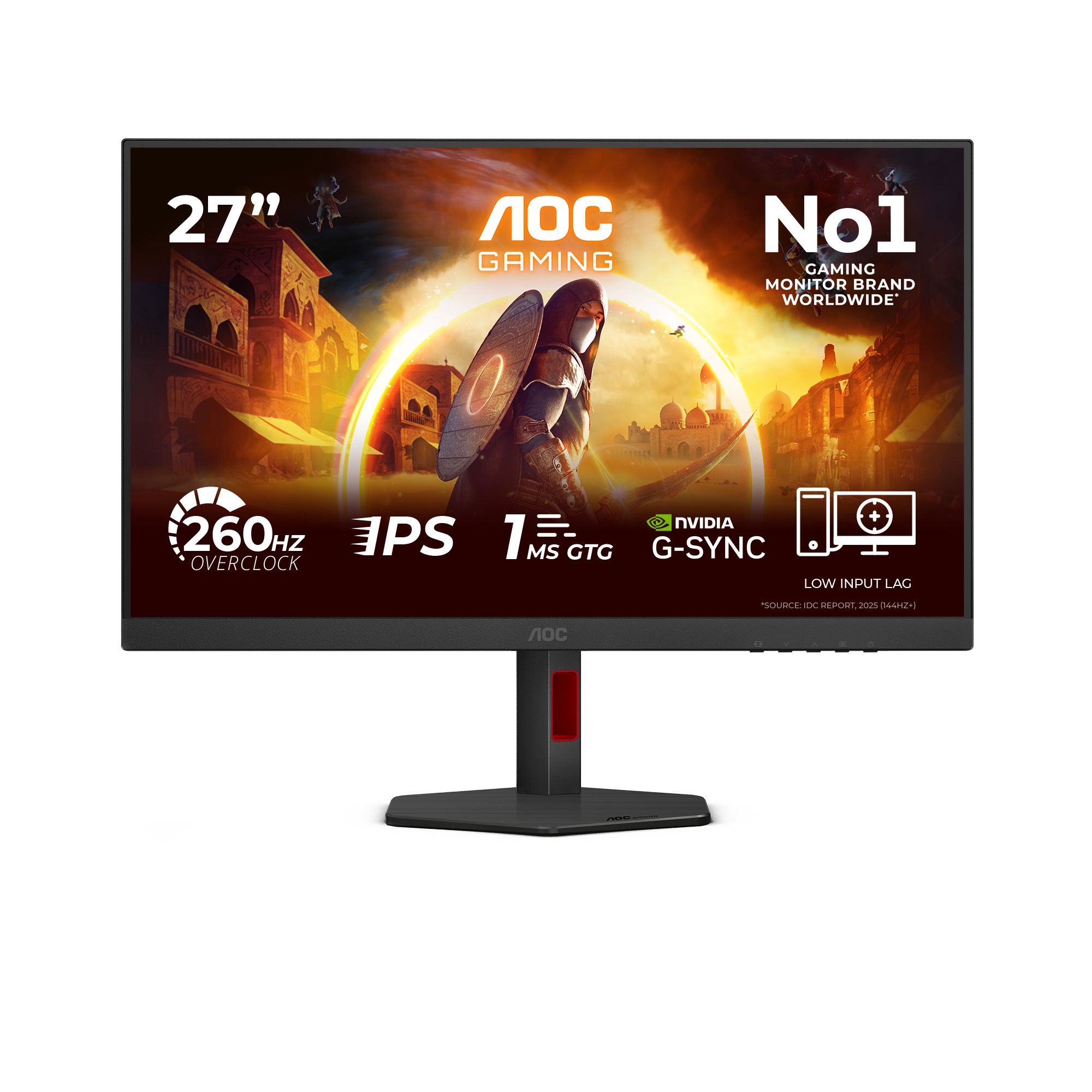 AOC G4 27G4ZR 27" Full HD 1080p 260Hz Gaming Monitor