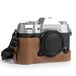 MegaGear Ever Ready Echt Lederen Half Camera Case Compatibel met Fujifilm X-T50