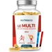 Nutri&Co Multivitamines et Minéraux 25 Nutriments Pour l'Immunité 90 Capsules