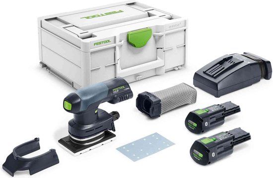 Festool RTSC 400 3,1 I-Plus Accu Vlakschuurmachine - 18V - Incl. 2x3.1 Ah Accu & Systainer