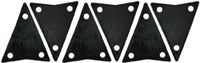 LP Latin Percussion Conga Hardware Plastic onderlegger voor zijplaat Classic (2-gaats), 1U=6 stuks - LP631
