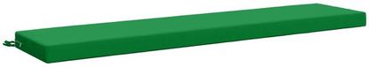 vidaXL Bankkussen SOEST 100% Polyester Groen 170 x 40 x 8 cm