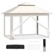 Happiq Pavillon de jardin pliable 300x300x276 cm Beige