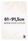 Dutch Frame Factory Fotolijst 61x91,5 cm Wit Hoogglans Kunststof