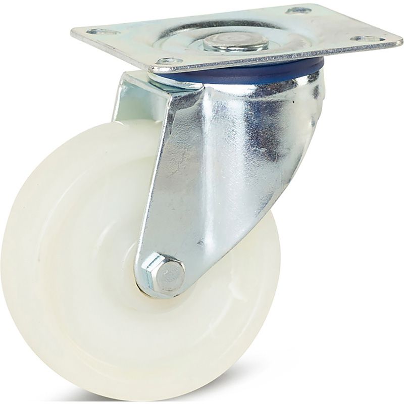 Meso Zwenkwiel nylon 100mm - 200kg draagvermogen